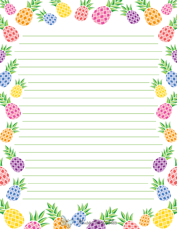 Pineapple Stationery