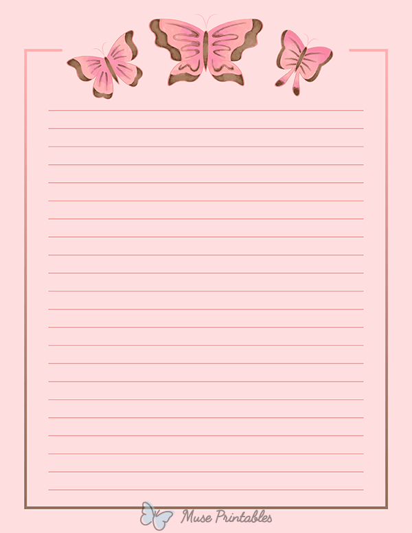 Printable Pink Lined Paper Ubicaciondepersonas cdmx gob mx