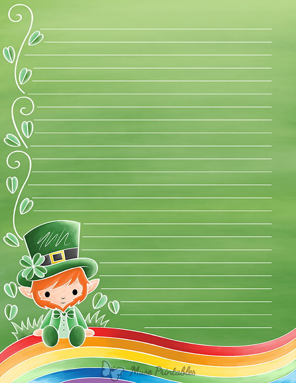 Printable St. Patrick's Day Stationery