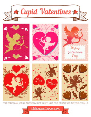 Cupid Valentine's Day Cards