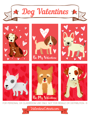 Dog Valentine's Day Cards