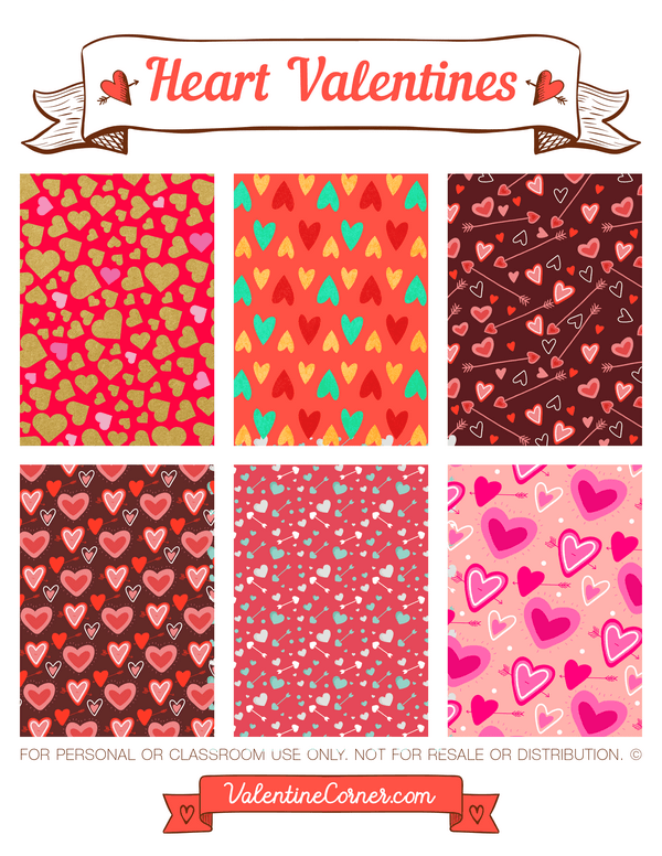 Heart Valentine's Day Cards
