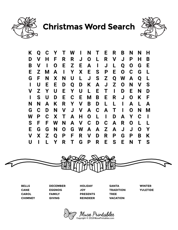 Christmas Word Search