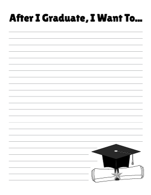 After I Graduate I Want To Writing Templates