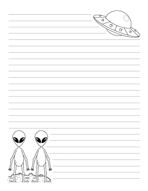 Alien Writing Templates