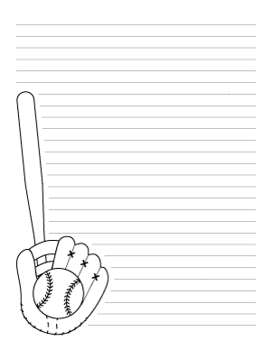 Baseball Writing Templates