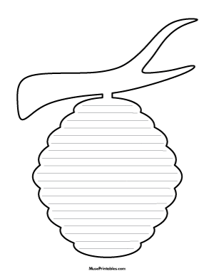 Beehive-Shaped Writing Templates