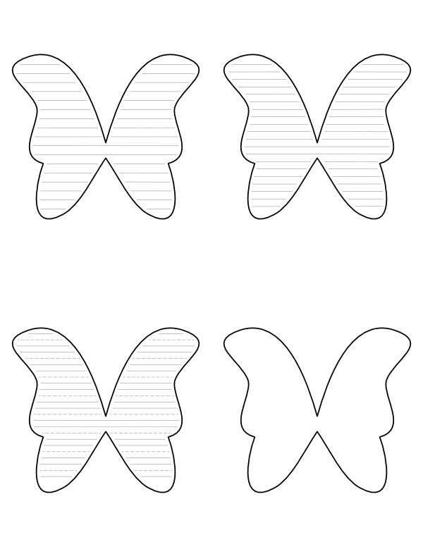 Butterfly Wing Printable Template