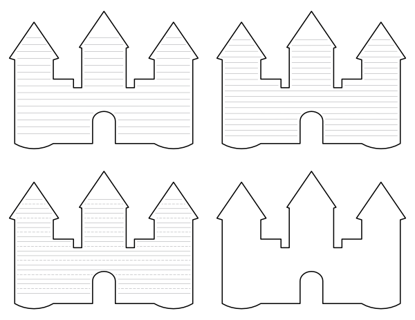 Free Printable Castle Templates