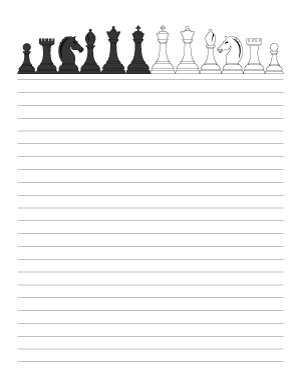 Chess Writing Templates