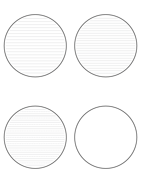 Circle Templates  Circle template, Templates printable free, Circle