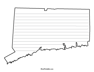 Connecticut-Shaped Writing Templates