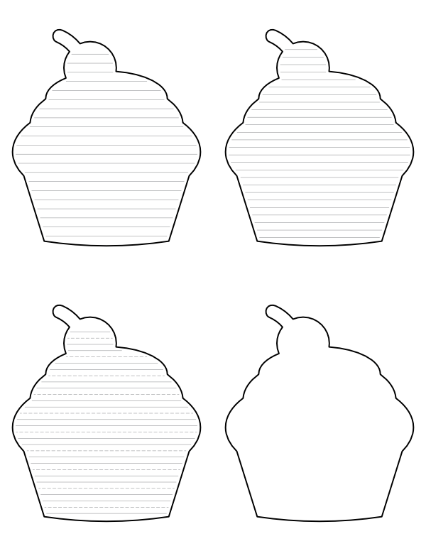cupcake template