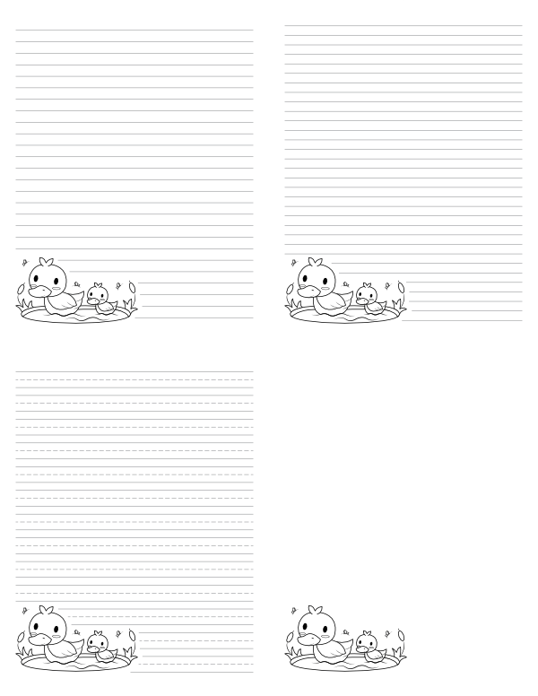 Duck Writing Templates