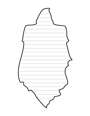 Floating Cloaked Figure-Shaped Writing Templates