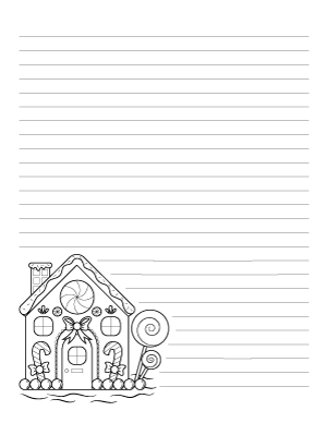Gingerbread House Writing Templates