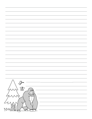 Gorilla Writing Templates