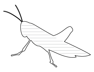 Grasshopper-Shaped Writing Templates