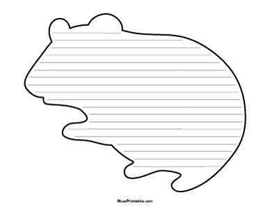 Hamster-Shaped Writing Templates