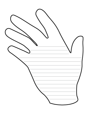 Hand-Shaped Writing Templates