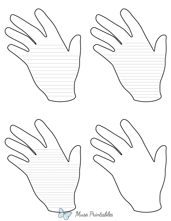 Hand-Shaped Writing Templates
