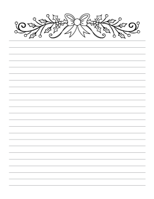 Free Printable Writing Paper Templates | Page 22