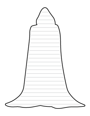 Hooded Cloaked Figure-Shaped Writing Templates