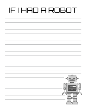 If I Had a Robot Writing Templates