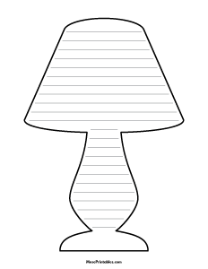 Lamp-Shaped Writing Templates