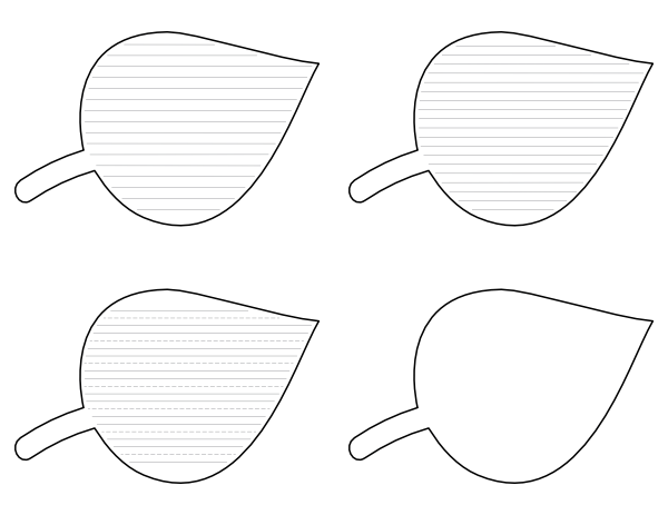 free-printable-leaf-shaped-writing-templates