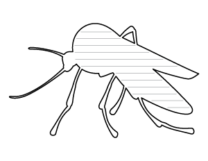 Mosquito-Shaped Writing Templates