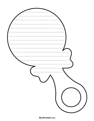 Rattle-Shaped Writing Templates