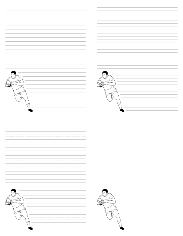 Rugby Writing Templates