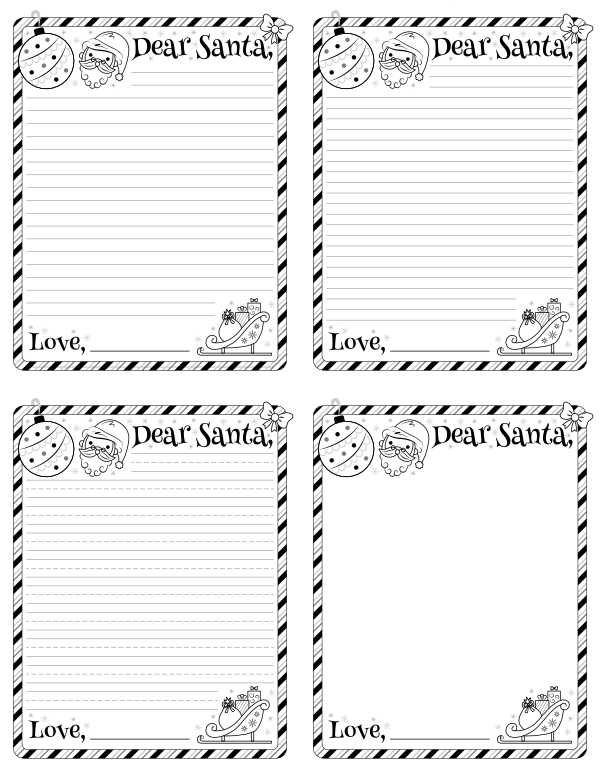 Free Printable Letter Writing Template - Printable Templates Free
