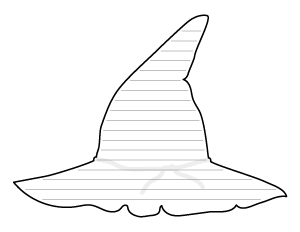 Scarecrow Hat-Shaped Writing Templates