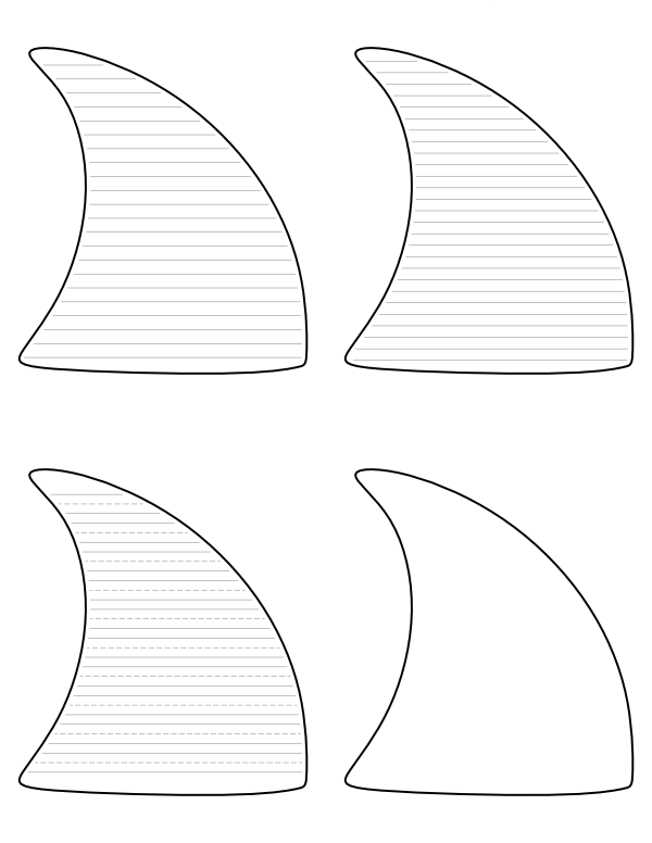 free-printable-shark-fin-shaped-writing-templates