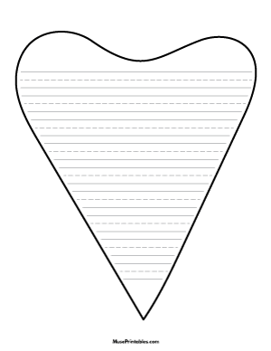 Shark Tooth-Shaped Writing Templates