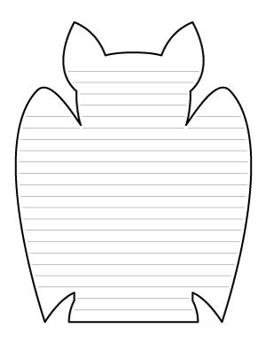 Simple Gargoyle-Shaped Writing Templates