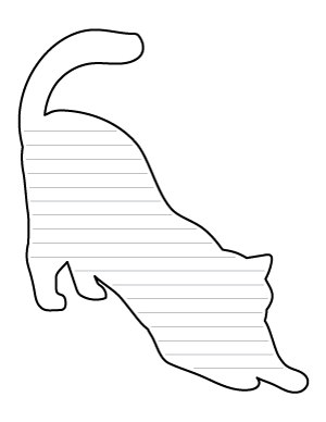 Stretching Cat-Shaped Writing Templates