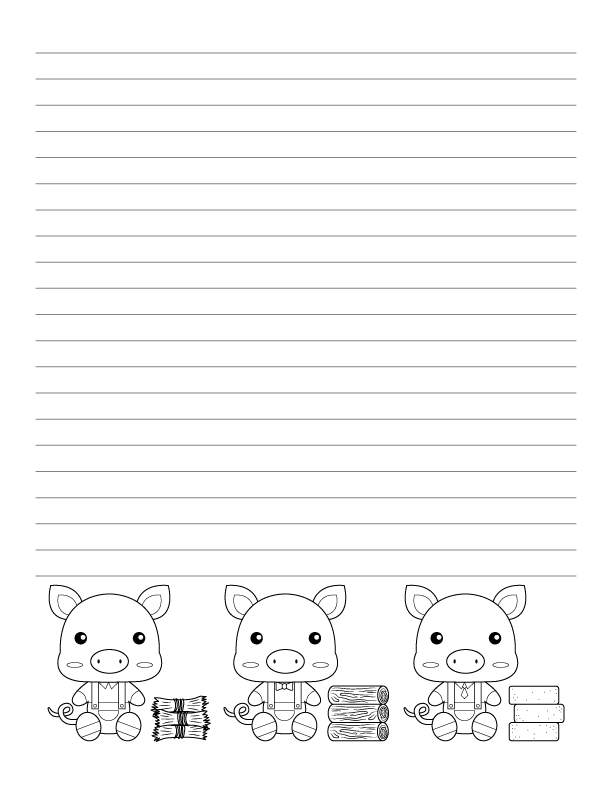 Three Little Pigs Writing Templates