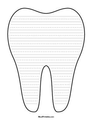 Tooth Shaped Writing Templates