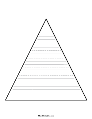 Triangle Shaped Writing Templates